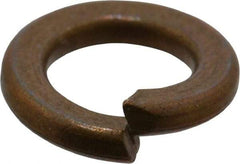 Value Collection - #10, 0.193" ID, 0.047" Thick Split Lock Washer - Silicon Bronze, 0.193" Min ID, 0.2" Max ID, 0.334" Min OD, 0.35" Max OD - Benchmark Tooling