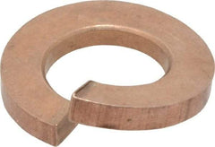 Value Collection - 3/8", 0.377" ID, 0.68" OD, 0.094" Thick Split Lock Washer - Silicon Bronze, 0.38" Min ID, 0.39" Max ID, 0.683" Min OD, 0.691" Max OD - Benchmark Tooling