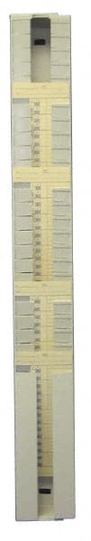 Pyramid - Time Cards & Time Clock Accessories Type: 25 Pocket Adjustable Time Card Rack For Use With: General Offices or Factories - Benchmark Tooling