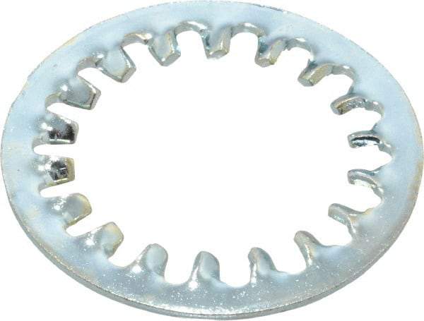 Value Collection - 1-1/4" Screw, 1.325" ID, Steel Internal Tooth Lock Washer - 1.975" OD, Zinc-Plated, Grade 2 - Benchmark Tooling