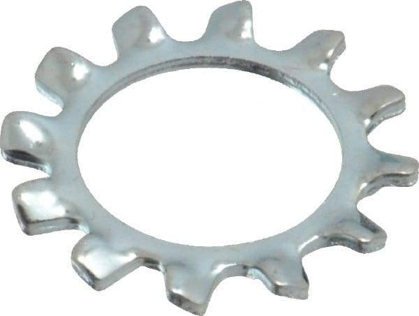 Value Collection - 5/8" Screw, 0.663" ID, Steel External Tooth Lock Washer - 1.071" OD, Zinc-Plated, Grade 2 - Benchmark Tooling