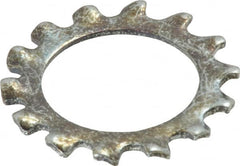 Value Collection - 7/8" Screw, 0.927" ID, Steel External Tooth Lock Washer - 1.41" OD, Zinc-Plated, Grade 2 - Benchmark Tooling
