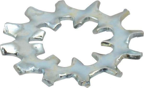 Value Collection - 3/8" Screw, 0.398" ID, Steel Internal Tooth & External Tooth Lock Washer - 0.985" OD, Zinc-Plated, Grade 2 - Benchmark Tooling