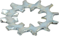 Value Collection - 3/8" Screw, 0.398" ID, Steel Internal Tooth & External Tooth Lock Washer - 0.985" OD, Zinc-Plated, Grade 2 - Benchmark Tooling