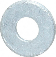 Value Collection - 5/16" Screw, Steel USS Flat Washer - 3/8" ID x 7/8" OD, 5/64" Thick, Galvanized Finish - Benchmark Tooling