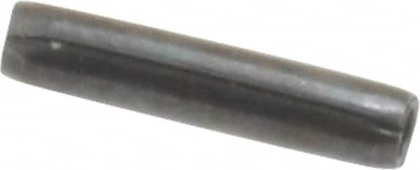 Made in USA - 1/16" Diam x 5/16" Long Coiled Spring Pin - Grade 1070-1090 Alloy Steel, Black Oxide Finish - Benchmark Tooling