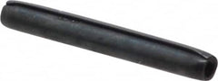 Made in USA - 1/16" Diam x 1/2" Long Coiled Spring Pin - Grade 1070-1090 Alloy Steel, Black Oxide Finish - Benchmark Tooling