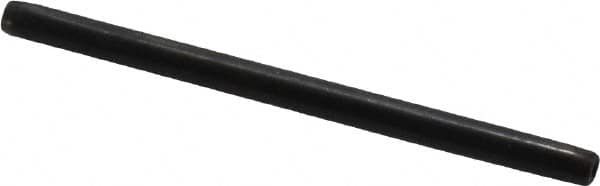 Made in USA - 1/16" Diam x 1" Long Coiled Spring Pin - Grade 1070-1090 Alloy Steel, Black Oxide Finish - Benchmark Tooling