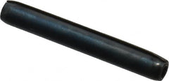 Made in USA - 3/32" Diam x 11/16" Long Coiled Spring Pin - Grade 1070-1090 Alloy Steel, Black Oxide Finish - Benchmark Tooling