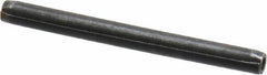 Made in USA - 3/32" Diam x 1-1/8" Long Coiled Spring Pin - Grade 1070-1090 Alloy Steel, Black Oxide Finish - Benchmark Tooling