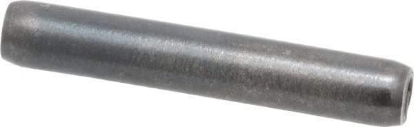 Made in USA - 5/32" Diam x 1" Long Coiled Spring Pin - Grade 1070-1090 Alloy Steel, Black Oxide Finish - Benchmark Tooling