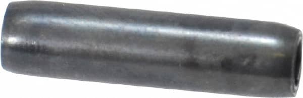 Made in USA - 3/16" Diam x 3/4" Long Coiled Spring Pin - Grade 1070-1090 Alloy Steel, Black Oxide Finish - Benchmark Tooling