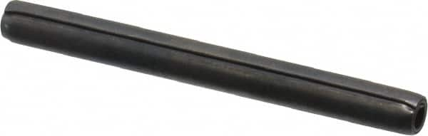 Made in USA - 3/16" Diam x 2" Long Coiled Spring Pin - Grade 1070-1090 Alloy Steel, Black Oxide Finish - Benchmark Tooling