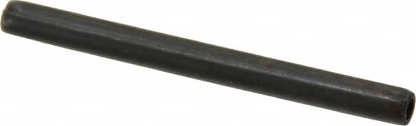 Made in USA - 3/16" Diam x 2-1/4" Long Coiled Spring Pin - Grade 1070-1090 Alloy Steel, Black Oxide Finish - Benchmark Tooling