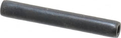 Made in USA - 7/32" Diam x 1-1/2" Long Coiled Spring Pin - Grade 1070-1090 Alloy Steel, Black Oxide Finish - Benchmark Tooling