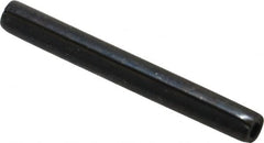 Made in USA - 7/32" Diam x 2" Long Coiled Spring Pin - Grade 1070-1090 Alloy Steel, Black Oxide Finish - Benchmark Tooling