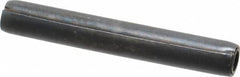 Made in USA - 1/4" Diam x 1-3/4" Long Coiled Spring Pin - Grade 1070-1090 Alloy Steel, Black Oxide Finish - Benchmark Tooling