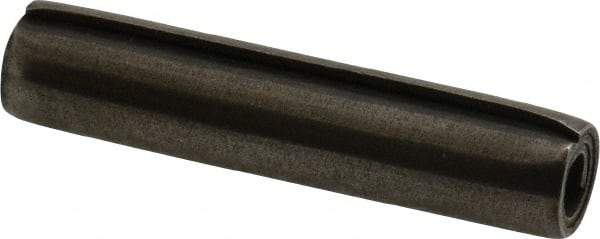 Made in USA - 5/16" Diam x 1-1/2" Long Coiled Spring Pin - Grade 1070-1090 Alloy Steel, Black Oxide Finish - Benchmark Tooling