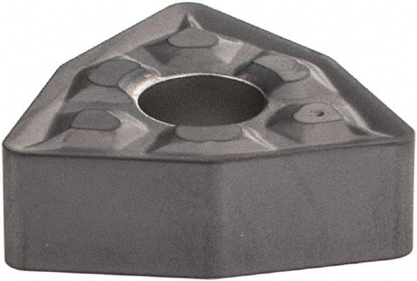 Iscar - WNMG3-2 TF Grade IC907 Carbide Turning Insert - 80° Trigon, 3/8" Inscr Circle, 5/32" Thick, 1/32" Corner Radius - Benchmark Tooling