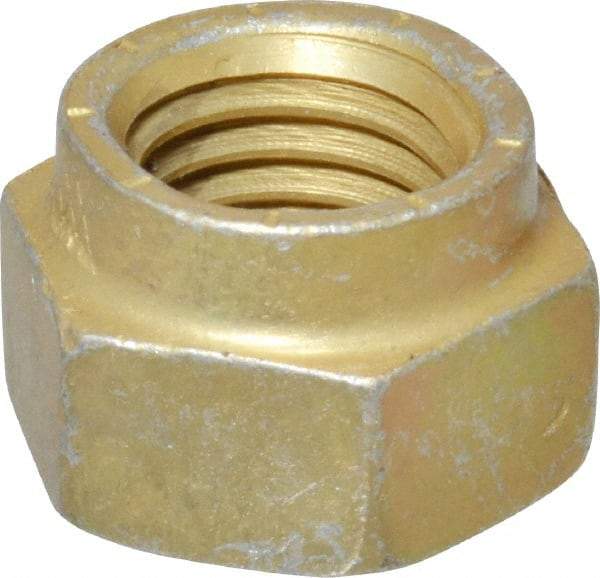 Value Collection - 3/4-10 UNC Grade L9 Hex Lock Nut with Distorted Thread - 1-1/8" Width Across Flats, Cadmium Dichromate Finish - Benchmark Tooling