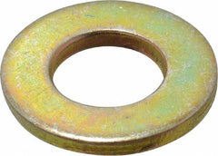 Made in USA - 7/16" Screw, Grade 9 Steel SAE Flat Washer - Benchmark Tooling