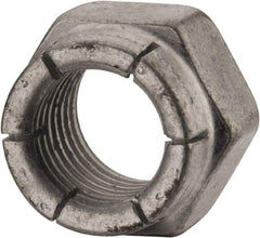 Flex-Loc - 7/16-20 UNJF Grade 2 Hex Lock Nut with Expanding Flex Top - Cadmium-Plated Finish, Meets Military Specifications - Benchmark Tooling