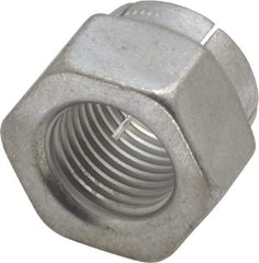 Flex-Loc - 1/2-20 UNJF Grade 2 Hex Lock Nut with Expanding Flex Top - Cadmium-Plated Finish, Meets Military Specifications - Benchmark Tooling