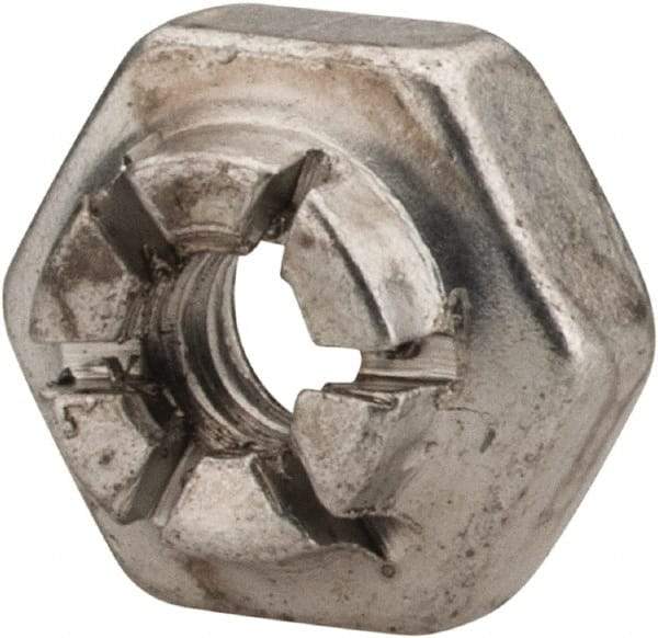 Flex-Loc - #4-40 UNJC Grade 2 Hex Lock Nut with Expanding Flex Top - Cadmium-Plated Finish, Meets Military Specifications - Benchmark Tooling