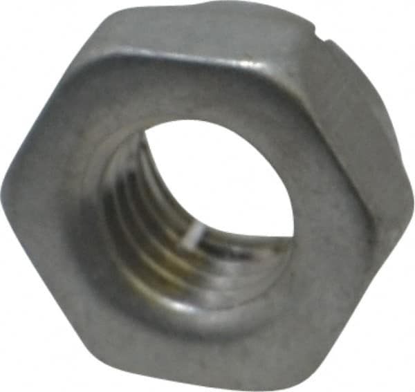 Flex-Loc - 5/16-24 UNJF Grade 2 Hex Lock Nut with Expanding Flex Top - 17/64" High, Cadmium-Plated Finish, Meets Military Specifications - Benchmark Tooling