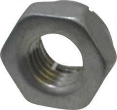 Flex-Loc - 5/16-24 UNJF Grade 2 Hex Lock Nut with Expanding Flex Top - 17/64" High, Cadmium-Plated Finish, Meets Military Specifications - Benchmark Tooling