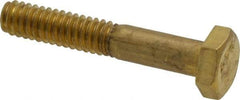 Value Collection - 1/2-13 UNC, 7/8" Length Under Head Hex Head Cap Screw - Fully Threaded, Grade 8 Alloy Steel, Zinc-Plated Finish, 3/4" Hex - Benchmark Tooling