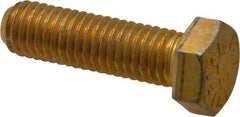 Value Collection - 1/2-13 UNC, 1-3/4" Length Under Head Hex Head Cap Screw - Partially Threaded, Grade 8 Alloy Steel, Zinc-Plated Finish, 3/4" Hex - Benchmark Tooling