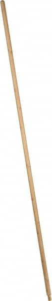 PRO-SOURCE - 60 x 15/16" Wood Handle for Push Brooms - Threaded Connection, Tan - Benchmark Tooling