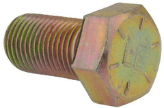 Value Collection - 9/16-18 UNF, 1" Length Under Head Hex Head Cap Screw - Fully Threaded, Grade 8 Alloy Steel, Zinc-Plated Finish, 13/16" Hex - Benchmark Tooling