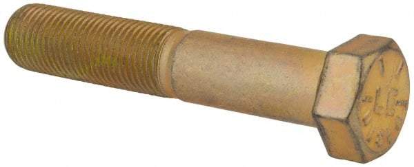 Value Collection - 9/16-18 UNF, 3" Length Under Head Hex Head Cap Screw - Partially Threaded, Grade 8 Alloy Steel, Zinc-Plated Finish, 13/16" Hex - Benchmark Tooling