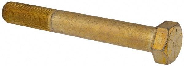 Value Collection - 1-1/4 - 12 UNF, 9-1/2" Length Under Head Hex Head Cap Screw - Partially Threaded, Grade 8 Alloy Steel, Zinc-Plated Finish, 1-7/8" Hex - Benchmark Tooling