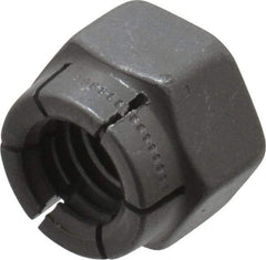 Flex-Loc - 3/8-16 UNC Grade 2 Hex Lock Nut with Expanding Flex Top - Uncoated, Meets Military Specifications - Benchmark Tooling