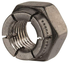 Flex-Loc - 5/16-24 UNJF Grade 2 Hex Lock Nut with Expanding Flex Top - Uncoated, Meets Military Specifications - Benchmark Tooling