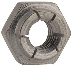 Flex-Loc - 5/16-18 UNC Grade 2 Heavy Hex Lock Nut with Expanding Flex Top - Cadmium-Plated Finish, Meets Military Specifications - Benchmark Tooling