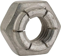 Flex-Loc - 3/8-16 UNC Grade 2 Heavy Hex Lock Nut with Expanding Flex Top - Cadmium-Plated Finish, Meets Military Specifications - Benchmark Tooling