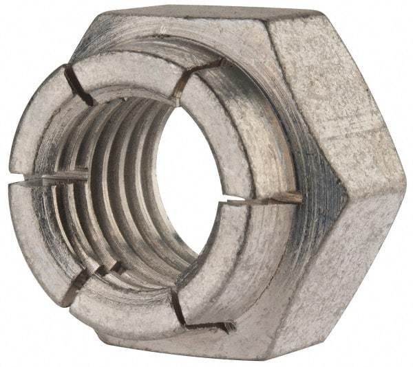 Flex-Loc - 3/4-10 UNC Grade 2 Heavy Hex Lock Nut with Expanding Flex Top - Cadmium-Plated Finish, Meets Military Specifications - Benchmark Tooling