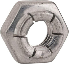 Flex-Loc - 5/16-18 UNC Grade 2 Heavy Hex Lock Nut with Expanding Flex Top - 17/64" High, Cadmium-Plated Finish, Meets Military Specifications - Benchmark Tooling