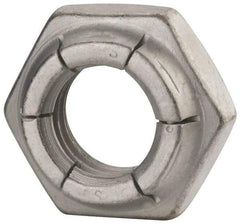 Flex-Loc - 5/8-11 UNC Grade 2 Heavy Hex Lock Nut with Expanding Flex Top - Cadmium-Plated Finish, Meets Military Specifications - Benchmark Tooling