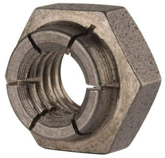 Flex-Loc - 5/16-18 UNC 18-8 Heavy Hex Lock Nut with Expanding Flex Top - Uncoated, Meets Military Specifications - Benchmark Tooling