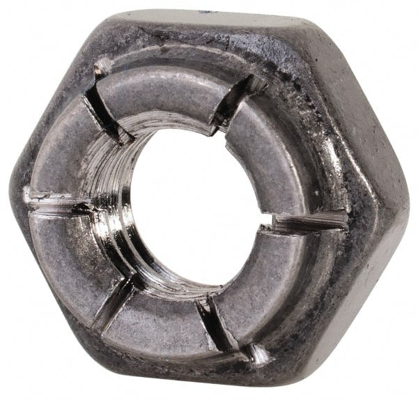 Flex-Loc - 1/4-20 UNC 18-8 Hex Lock Nut with Expanding Flex Top - Benchmark Tooling