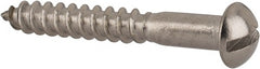 Value Collection - #8, 1-1/4" Length Under Head, Slotted Drive, Round Head Wood Screw - Benchmark Tooling