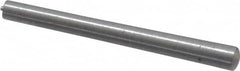 Value Collection - Size 6/0, 0.0624" Small End Diam, 0.078" Large End Diam, Uncoated Steel Taper Pin - Grade C-12L14, 3/4" OAL, 3/4 Pin Length - Benchmark Tooling