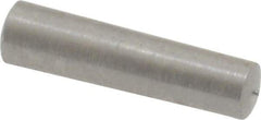 Value Collection - Size 3/0, 0.1146" Small End Diam, 0.125" Large End Diam, Uncoated Steel Taper Pin - Grade C-12L14, 1/2" OAL, 1/2 Pin Length - Benchmark Tooling