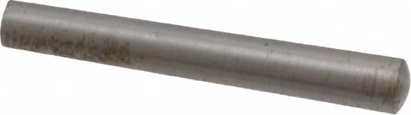 Value Collection - Size 2/0, 0.1202" Small End Diam, 0.141" Large End Diam, Uncoated Steel Taper Pin - Grade C-12L14, 1" OAL, 1 Pin Length - Benchmark Tooling