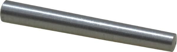 Value Collection - Size 3, 0.1826" Small End Diam, 0.219" Large End Diam, Uncoated Steel Taper Pin - Grade C-12L14, 1-3/4" OAL, 1-3/4 Pin Length - Benchmark Tooling